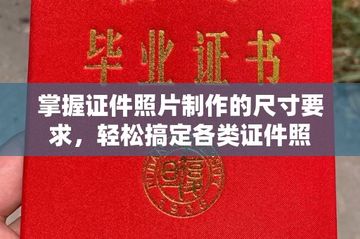 弥渡掌握证件照片制作的尺寸要求，轻松搞定各类证件照