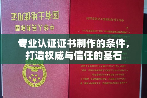 弥渡专业认证证书制作的条件，打造权威与信任的基石
